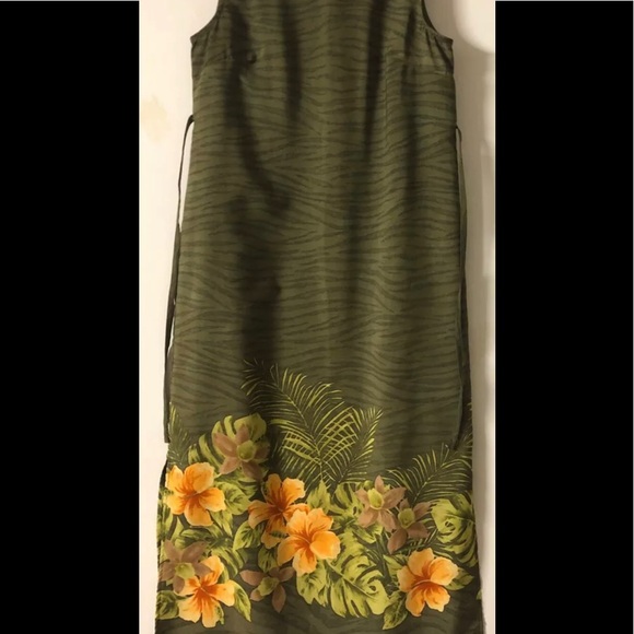 R&K Originals Dress Sz 10 🏝New without Tags Maxi Summer Beach tie waist - Picture 2 of 12